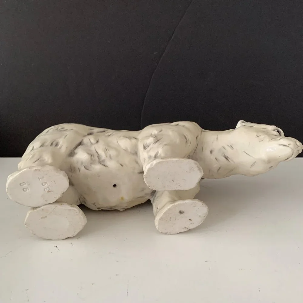 VINTAGE CERAMIC Polar Bear Figurine - Picture 8 of 8